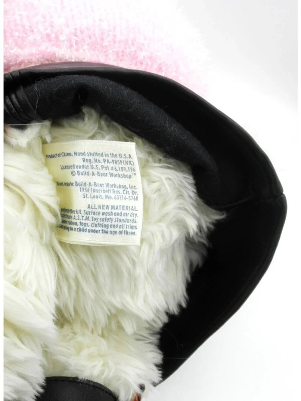 Build A Bear 20" Tan Bear Plush Pink Sparkle Sweater Black Skirt Boots and Purse - Picture 5 of 11